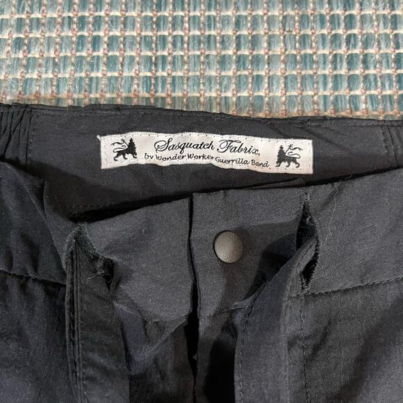 Sasquatchfabrix. Black Sarouel Trousers Black Adult Size Small New Made In Japan - Picture 3 of 7